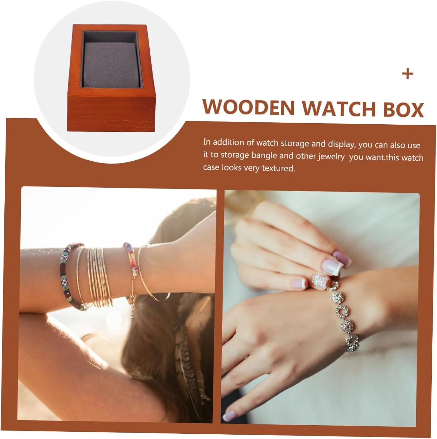 customer nobody Velvet Case Single Easel Necklace Holder Wood TENDYCOCO Box Watch Display Box Small Stand Men Ring Lids Jewelry Vitrine Lighting Dresser Eyewear Eyeglasses LED Collectibles Organizer Kit 