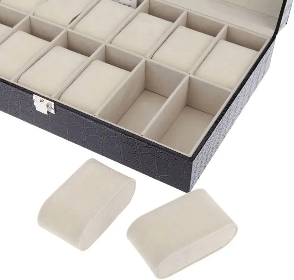(D 1) Leather Watch Box occupy collective solo Jewelry Display Collection Storage Box Watch Storage Box Box Holder 