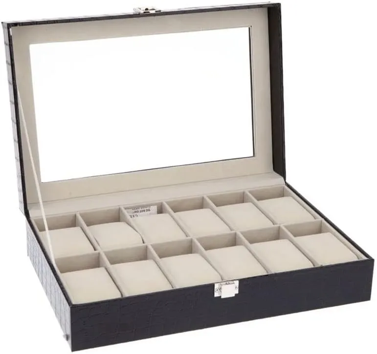 (D 1) Leather Watch Box occupy collective solo Jewelry Display Collection Storage Box Watch Storage Box Box Holder 