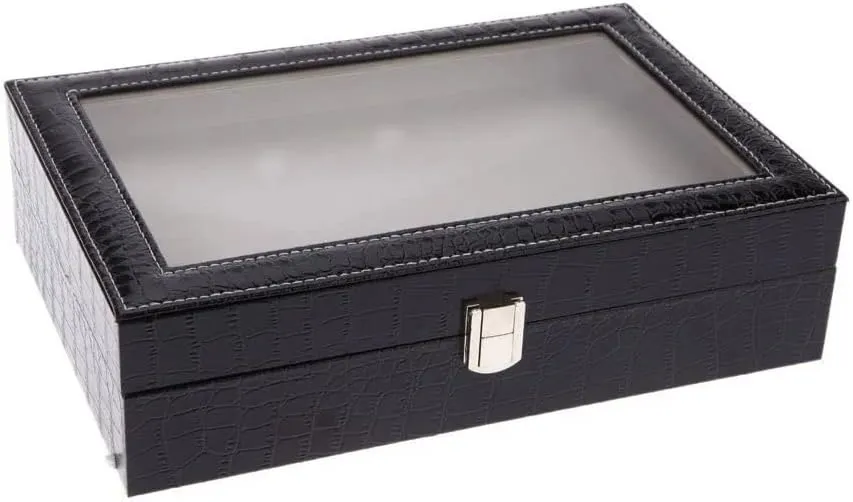 (D 1) Leather Watch Box occupy collective solo Jewelry Display Collection Storage Box Watch Storage Box Box Holder 