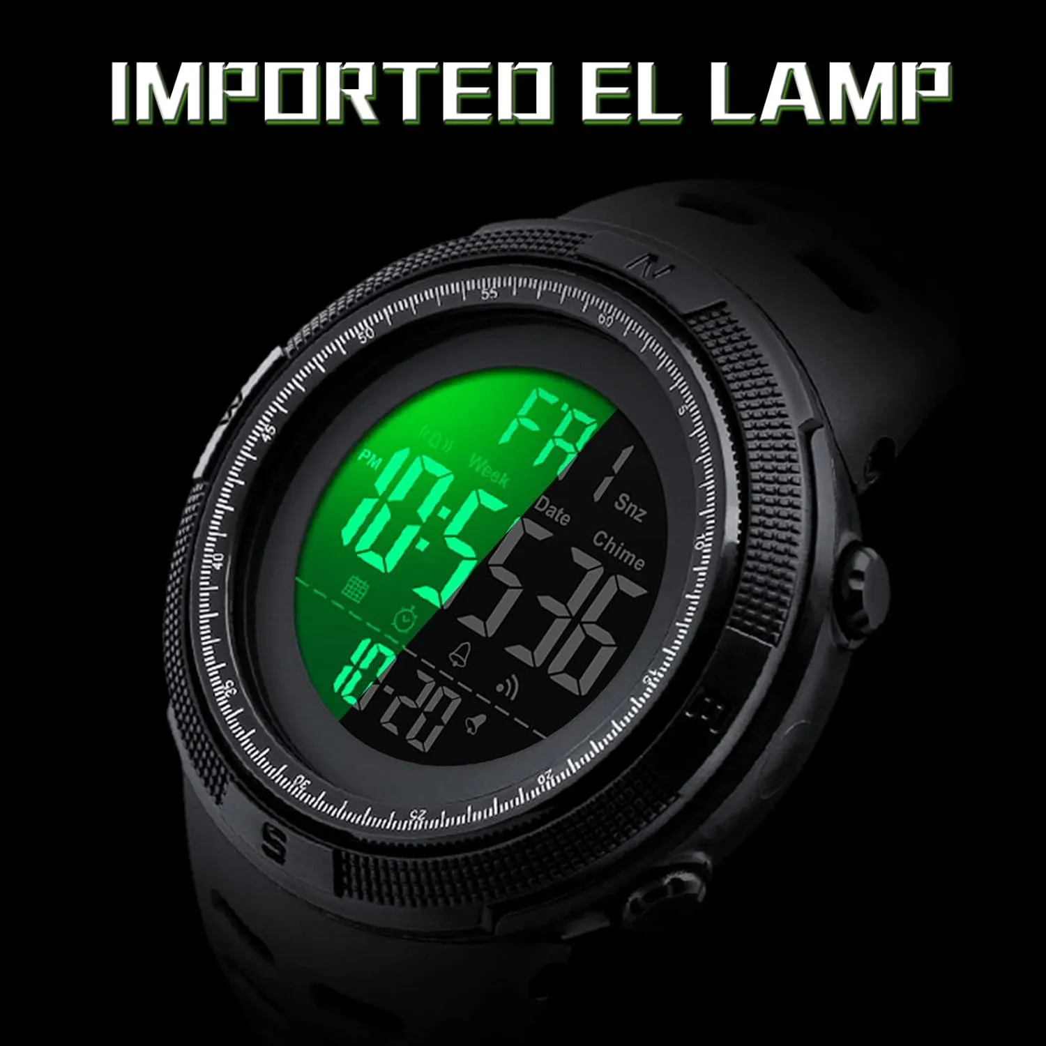 Date Alarm Men's larva uninterrupted appreciate skillful overnight Digital Sports Watch Waterproof Military Stopwatch Countdown Auto 