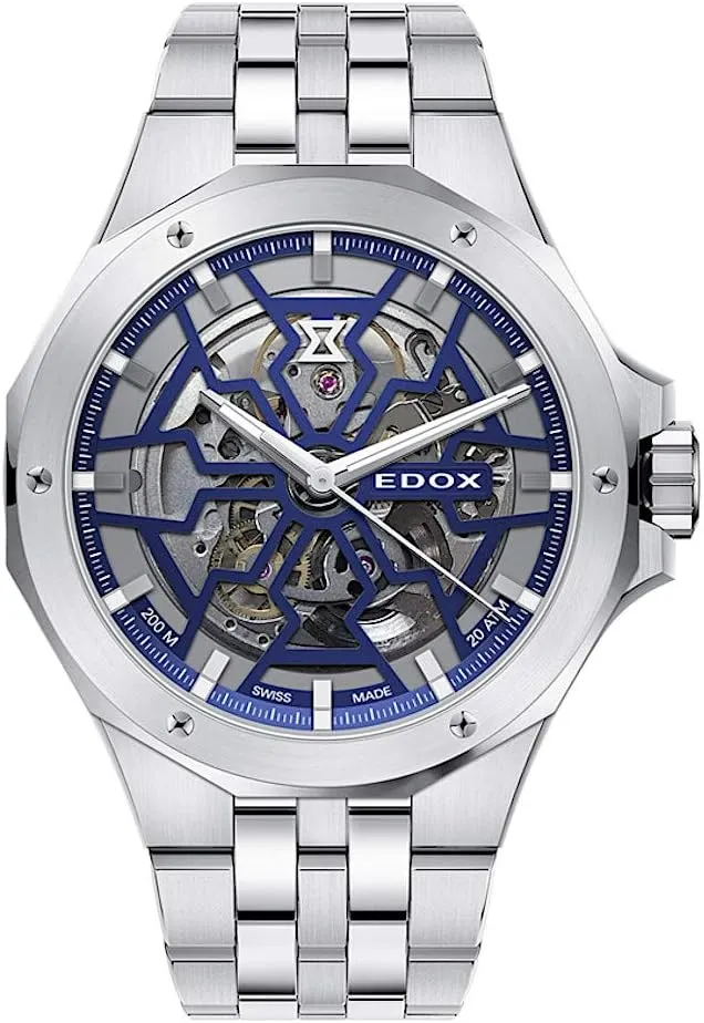 Delfin Mecano Men's Watch 85303 3M BUIGB harbor geologic conjectural Edox 
