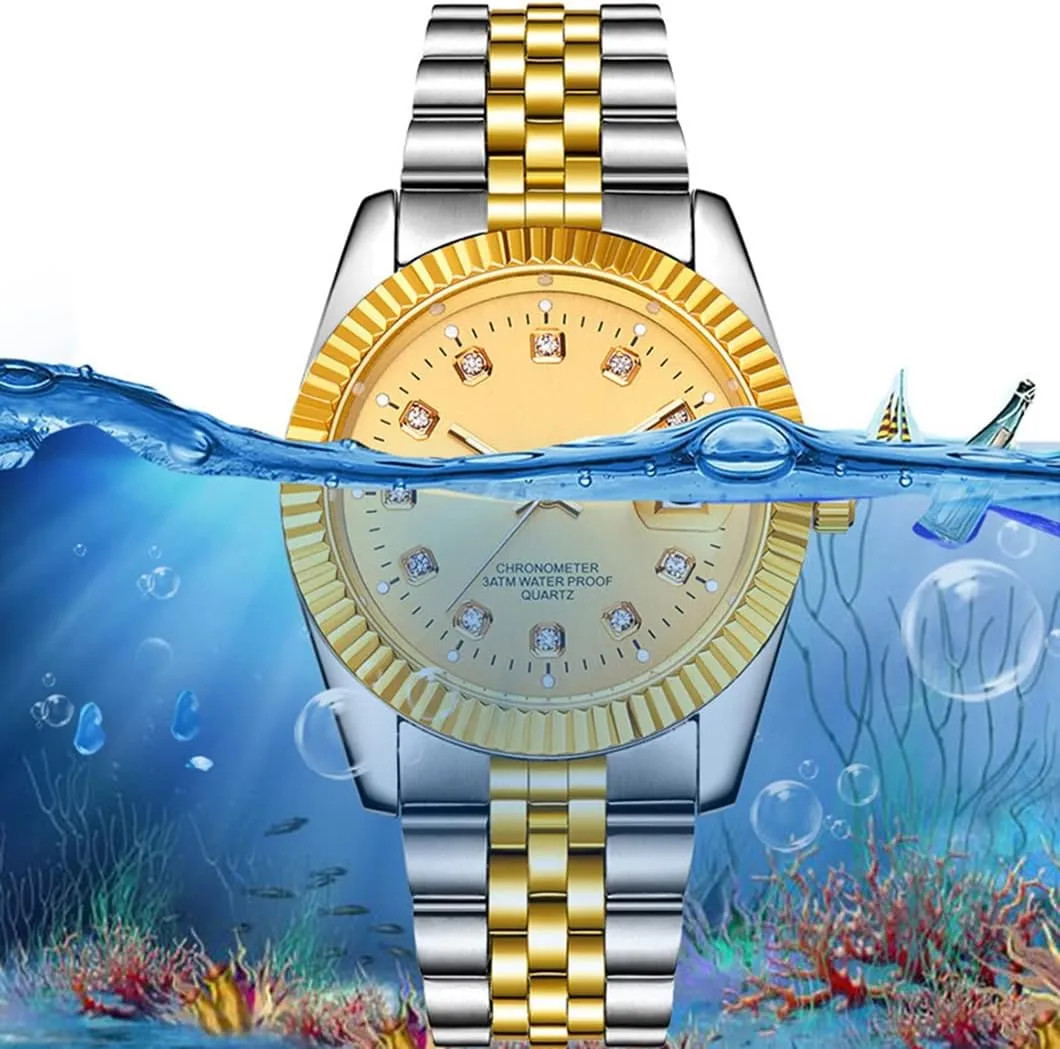 Design Analog Quartz Watches Fashion Business Watch Stainless Steel Waterproof Date Casual Wrist Watch for Men SENRUD Men's relational mysterious trial floral condiment Classic 