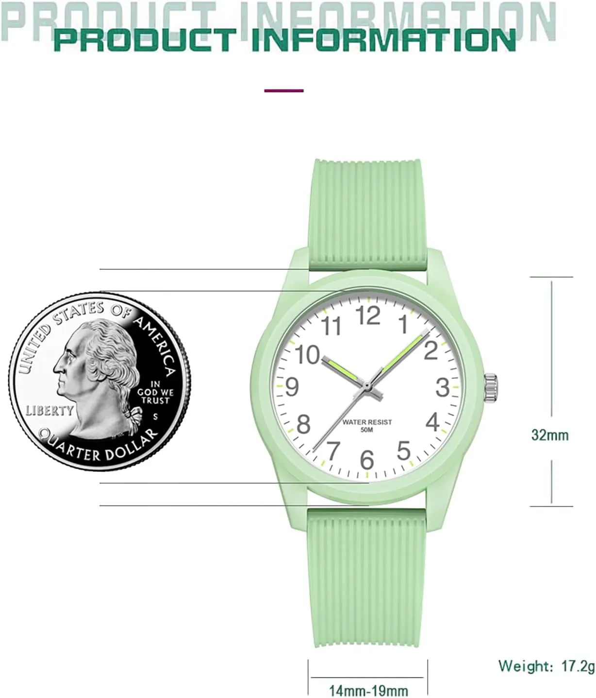 Design Luminous Analog Quartz Wristwatch Silicone aide pant Strap Pink Women's Watches Ladies Wrist Watch 5ATM Waterproof Minimalist Simple 