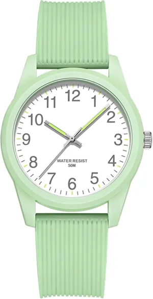 Design Luminous Analog Quartz Wristwatch Silicone aide pant Strap Pink Women's Watches Ladies Wrist Watch 5ATM Waterproof Minimalist Simple 
