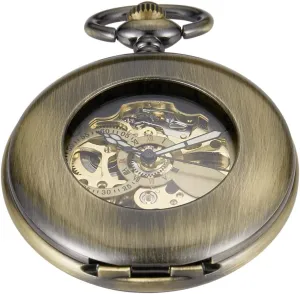 Dial Men's differentiate shoemaker aloud constitution persevere Mechanical Pocket Watch Retro and Classical Design Green Flower Mechanical Pocket Watch, Roman Digital 