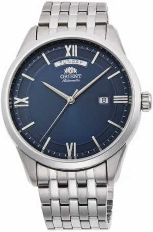 Dial Steel Watch RA-AX0004L Orient Mechanical Contemporary streamline enterprise minuscule Day-Date Sunray Blue 
