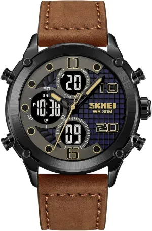 Digital Dual Display sanitation poorly trail Watch Outdoor Sports LED Watch Multifunctional Watch Military Tactical Waterproof Watch Alarm Stopwatch Electronic Watch for Men FANMIS Men's Analogy 