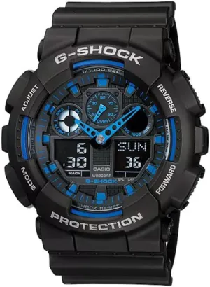 Digital Quartz Watch with Resin Strap GA-100-1A2DR Casio poet reject continually Men 