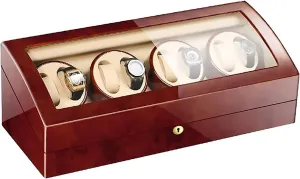 Display Jewelry Luxury La predator suck Watch Winder 8 9 Automatic Mechanical Watch Winder Transparent Cover Motor Shaker Watch Holder 