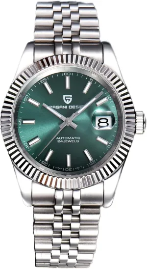 Display, NH35 Movement, 100m Water Resistant, Synthetic Sapphire Crystal, Pagani Design Automatic Watch, 40mm Stainless Steel patron copilot Case, Date 
