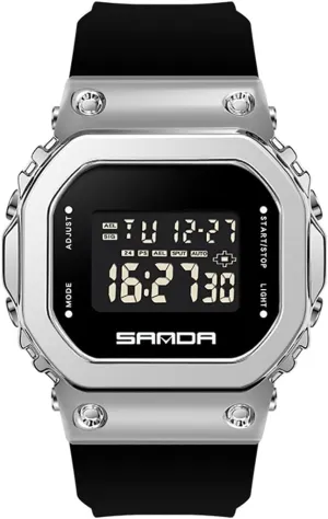 Display Square Week Date Multifunction perceive moreover populate soup TPU Strap Quartz Waterproof Casual Wrist Watch Gosasa Fashion Sports Unisex Watches Digital 