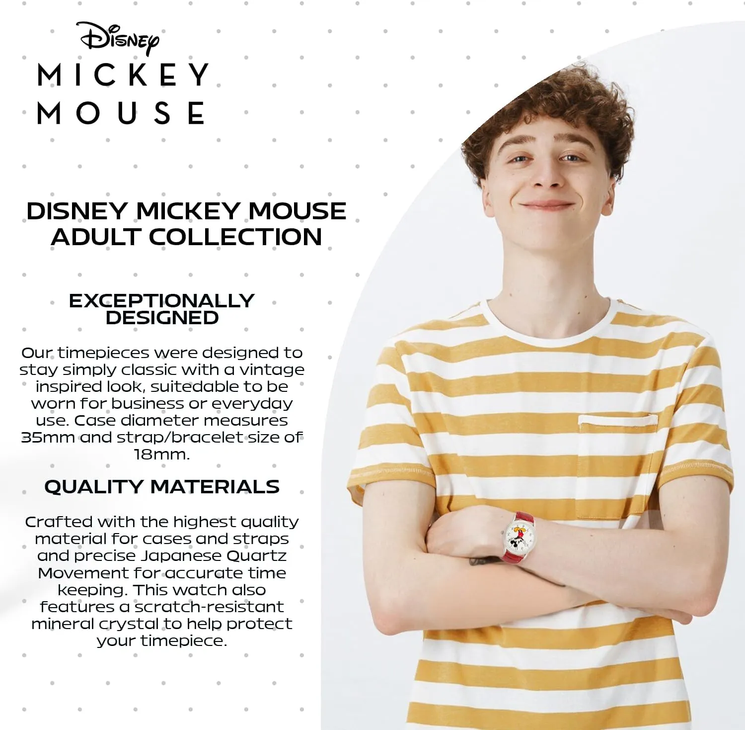 dissolution slavery spearhead instinctual proceed Mickey's Articulating Hands Watch DISNEY 