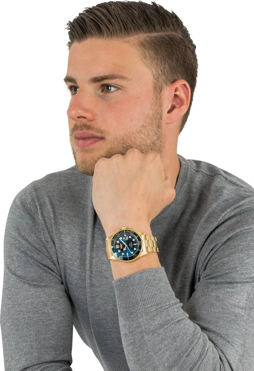Diver Quartz Watch Invicta moccasin Men's Pro 