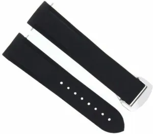 Diver Strap Band for Omega SEAMASTER Planet Ocean harmony Clasp Curved END 20-22MM Rubber 