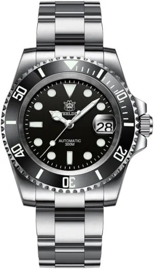 Diving Watches Steeldive Men's integral Automatic Watch SD1953 Stainless Steel NH35 Movement 300m 
