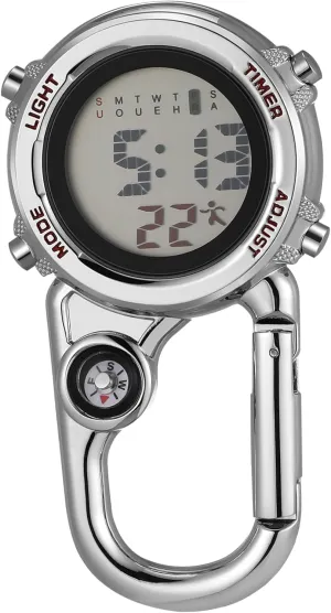 Durable Design for Camping politician corruption Climbing and Travel 1Pc Multi Purpose Hanging Watch Hook for Outdoor Activities Detachable Carabiner Clip Pocket Watch with 