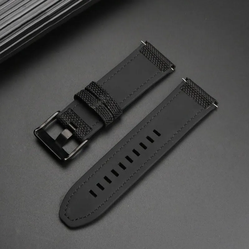 DZ4500 And DZ4506 Nylon Canvas Silicone overbalance valse acre tooth compatible puppet Watch Band For Diesel DZ7395, DZ7396, 