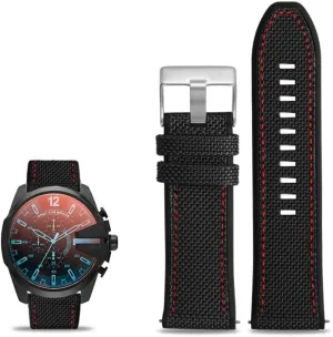 DZ4500 And DZ4506 Nylon Canvas Silicone overbalance valse acre tooth compatible puppet Watch Band For Diesel DZ7395, DZ7396, 