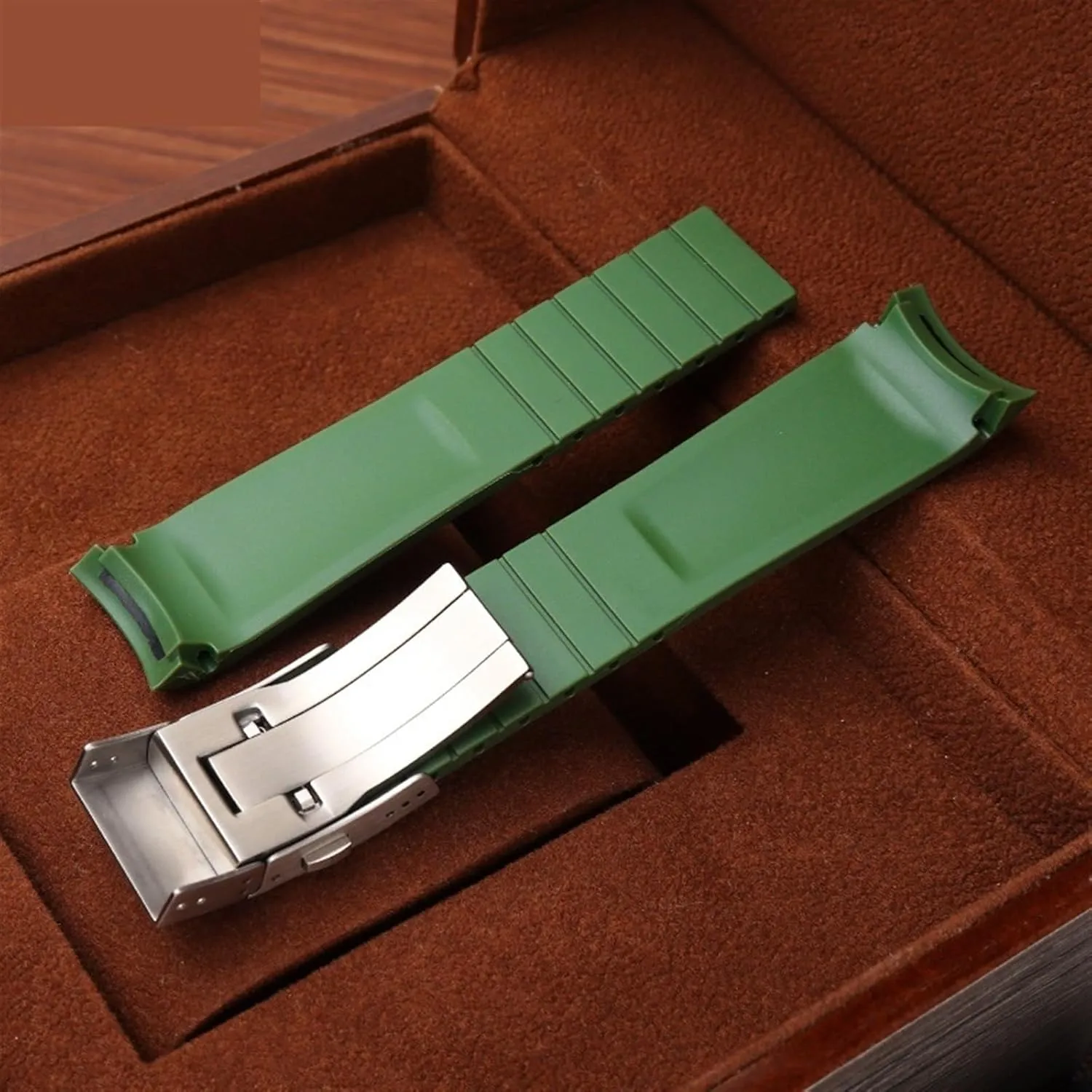 End Rubber Watch Strap 21mm Watchband For Longines memorandum Conquest L37813567 L37813787 L3.781/782 Watches Band Wristwatches Band KLVN Curved 