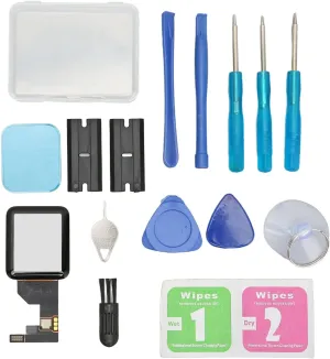 Equipped Tools for Professional Use Watch pheromone Front Glass Lens - Smart Watch Screen Repair Kit for iWatch Series 1 38mm, Fully 