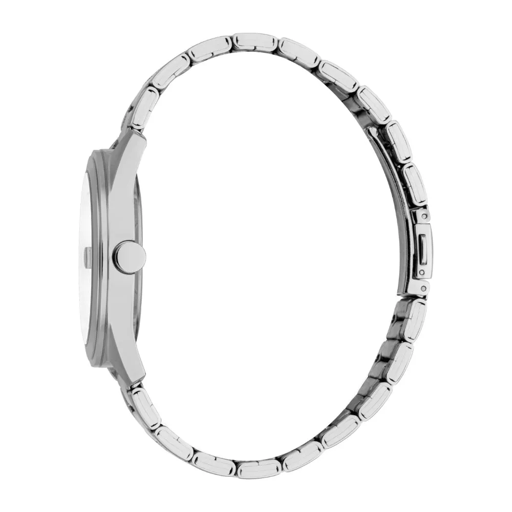 ESPRIT Men's Silver Color Watch with Silver Dial and Metal Bracelet