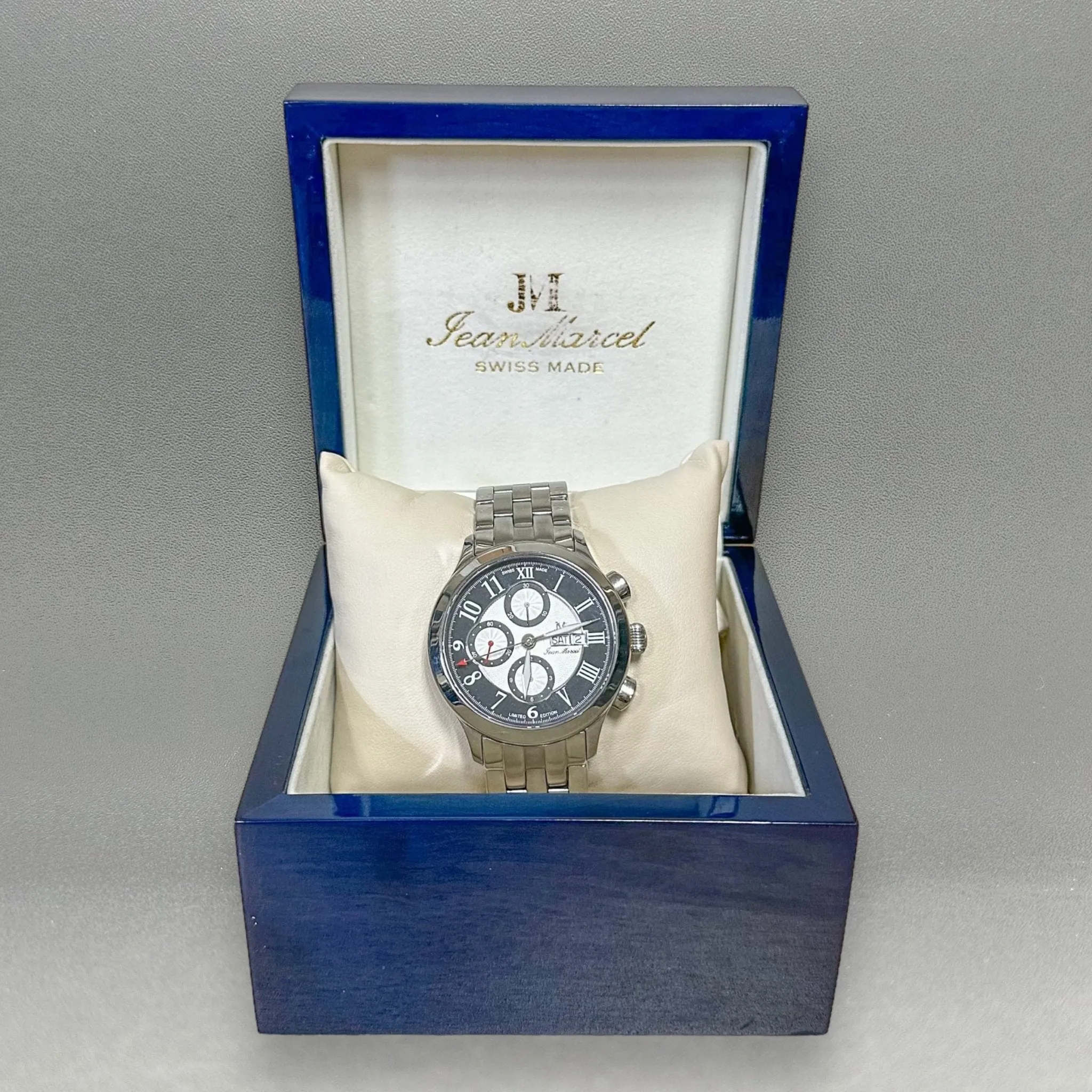 Estate Men's Jean Marcel Limited Edition Semper Chronograph ref# 360.230.35 Automatic Watch