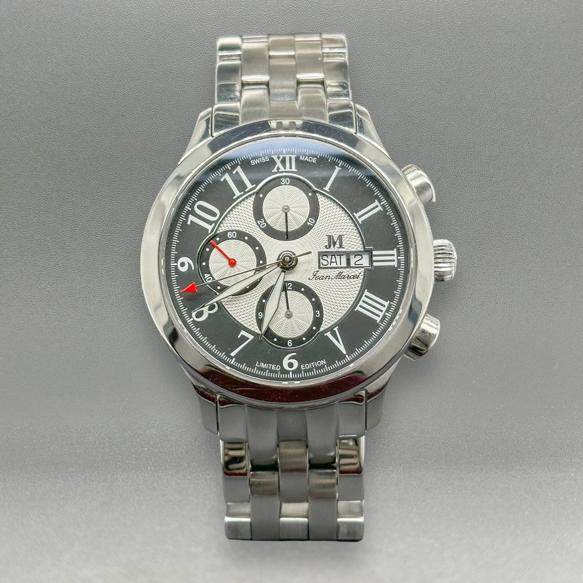 Estate Men's Jean Marcel Limited Edition Semper Chronograph ref# 360.230.35 Automatic Watch