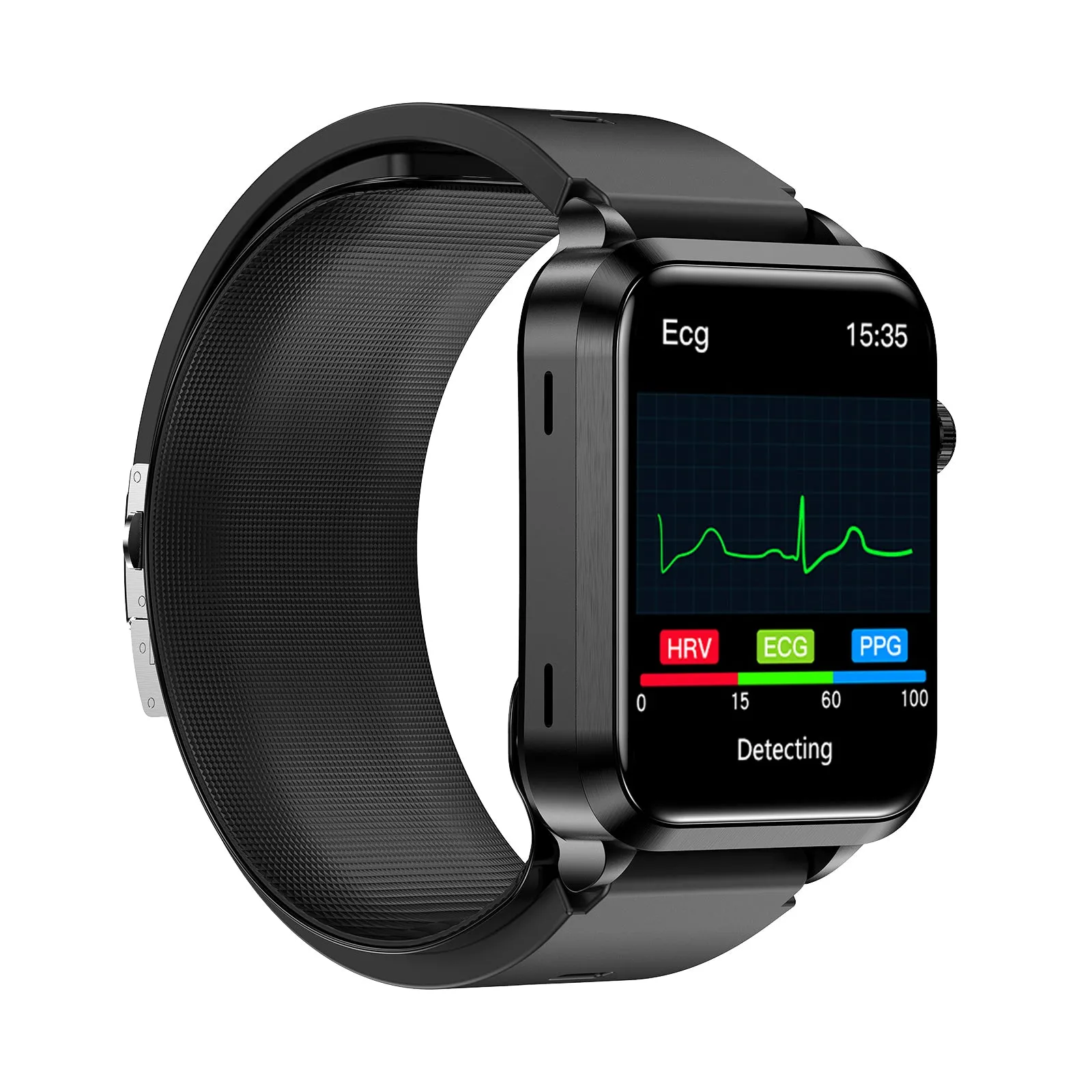 Fitvii® Health Watch-2025 Newest CARE AIR 2 All-In-One Fitness Tracker With Air Pump Blood Pressure BG EKG HRV SPO2 RR Uric Acid Sleep Calls