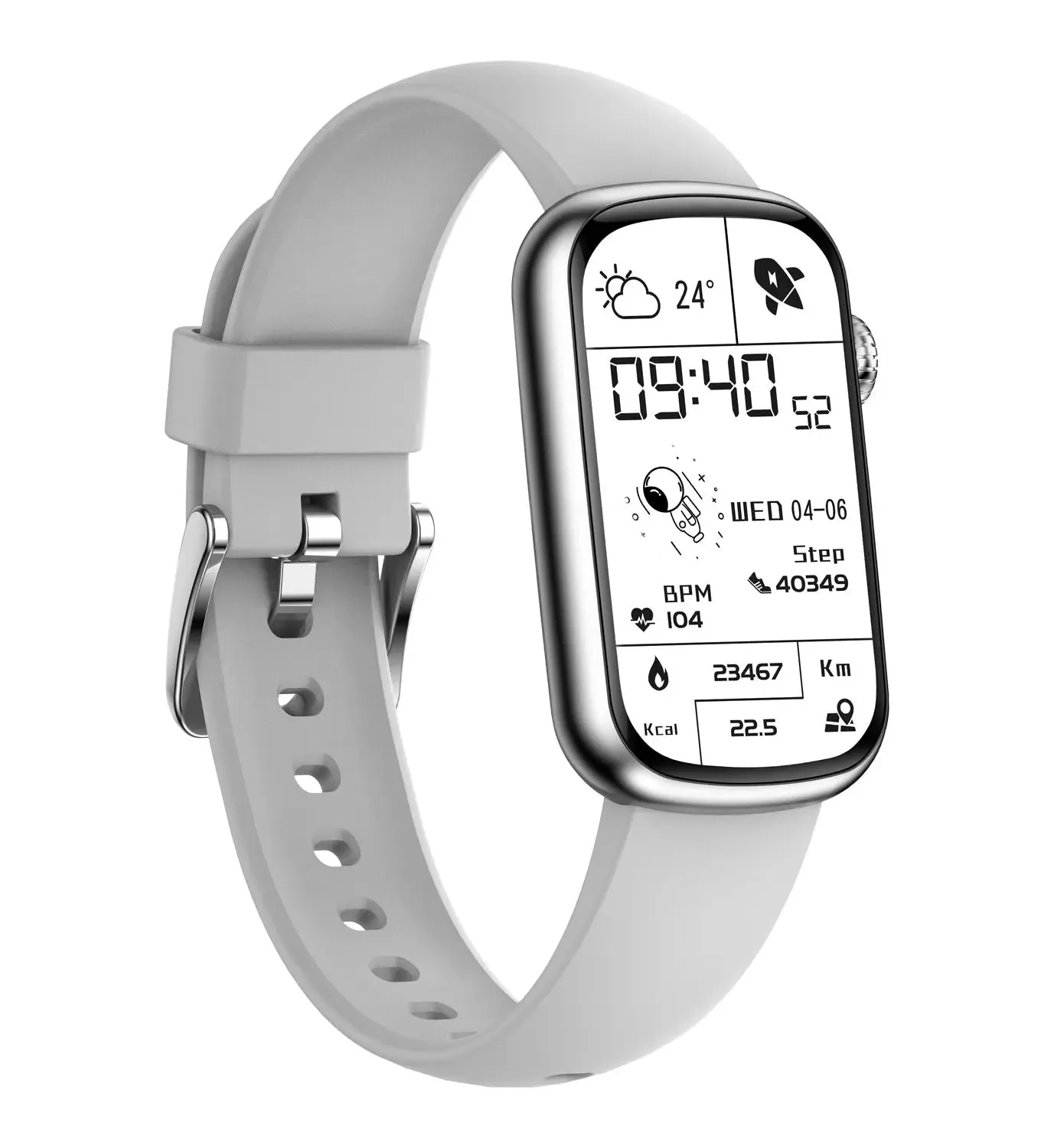 FITVII Slim Waterproof Blood Pressure Fitness Tracker