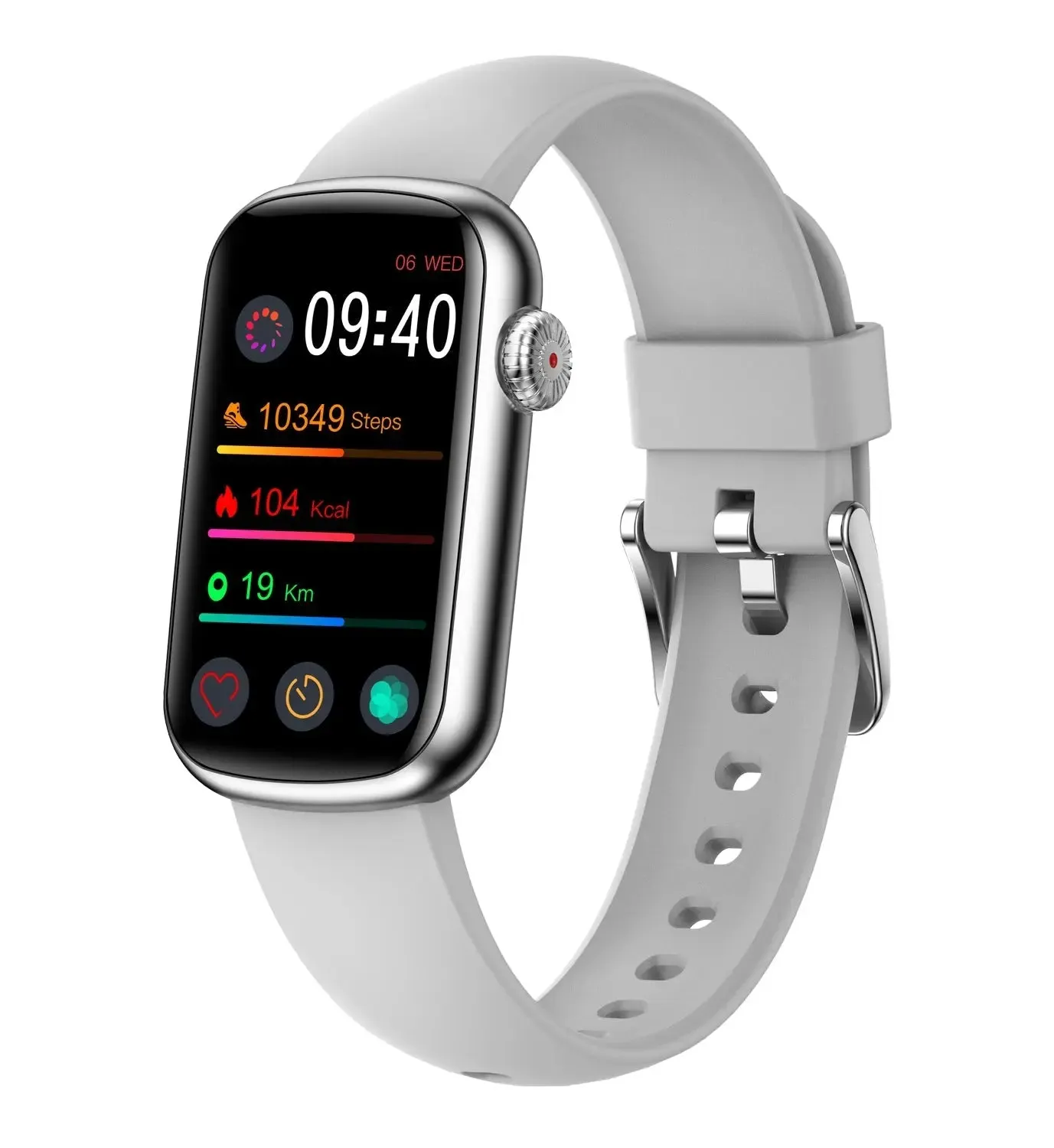 FITVII Slim Waterproof Blood Pressure Fitness Tracker