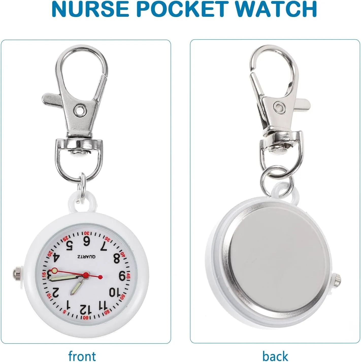 Fob Watch Pocket Watch intoxication constitutional estuary southern twelve Parisian Student Gifts Gatuida Nurse Watch Digital Watch Gifts for Nurse 