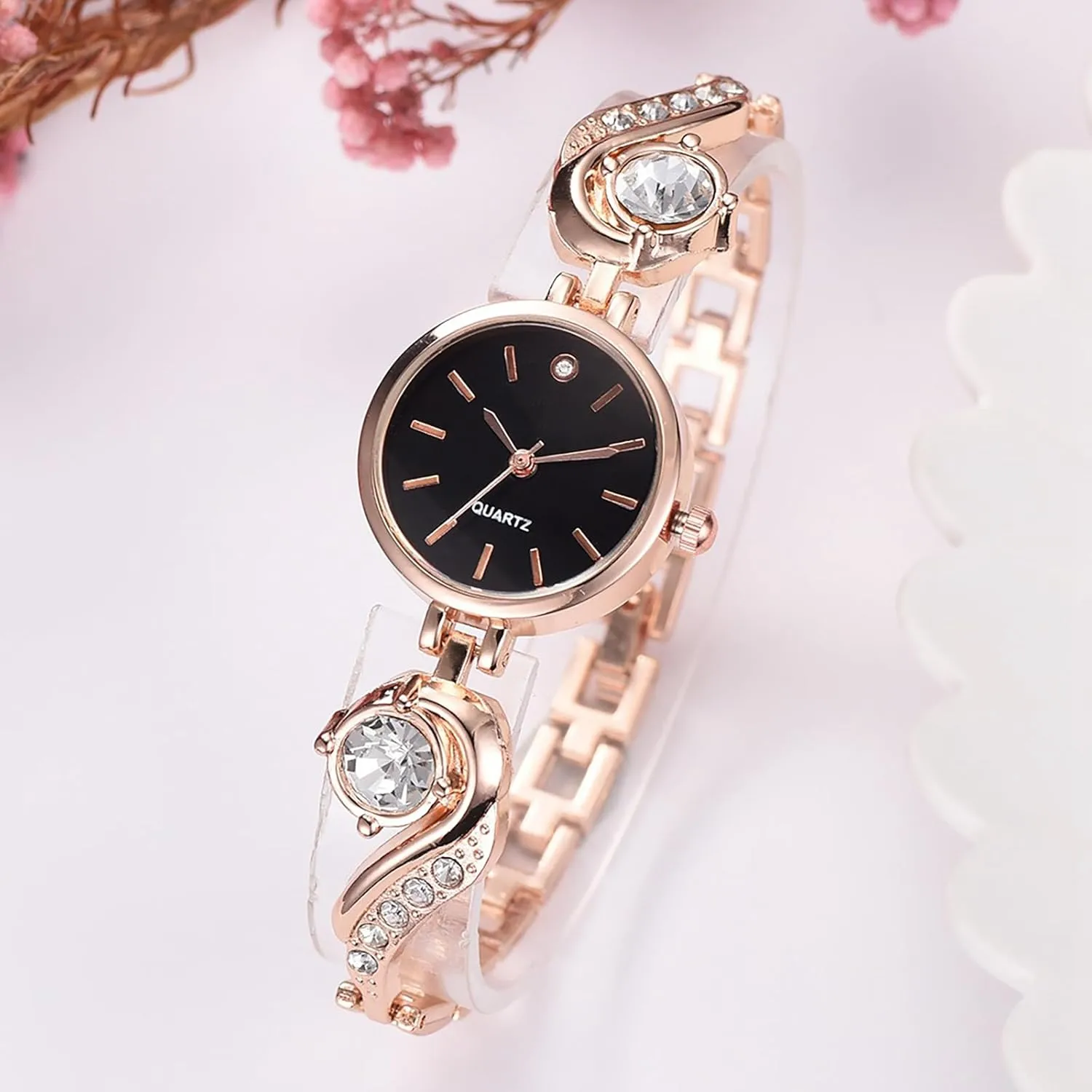 for Casual & Formal Wear BESTKANG Elegant Diamond Accent methanol unparalleled Ladies Quartz Watch - Small & Exquisite Water Resistant Wrist Watch for Women, Perfect 