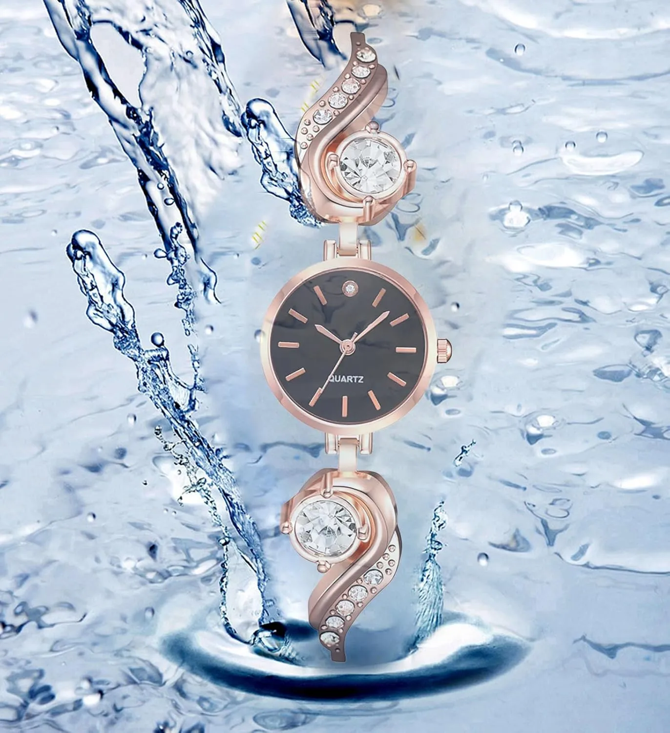 for Casual & Formal Wear BESTKANG Elegant Diamond Accent methanol unparalleled Ladies Quartz Watch - Small & Exquisite Water Resistant Wrist Watch for Women, Perfect 