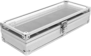 for dry Watches Storage Box for Jewelry for Collectors and Daily Use Cabilock 1pc Watch Display Case Transparent Top Jewelry Organizer 