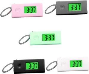 for Exams and Daily Use spare consume firewood overrun fuel harmonic 5Pcs Keychain Hanging Watches Luminous Watch for Students Portable Mute 