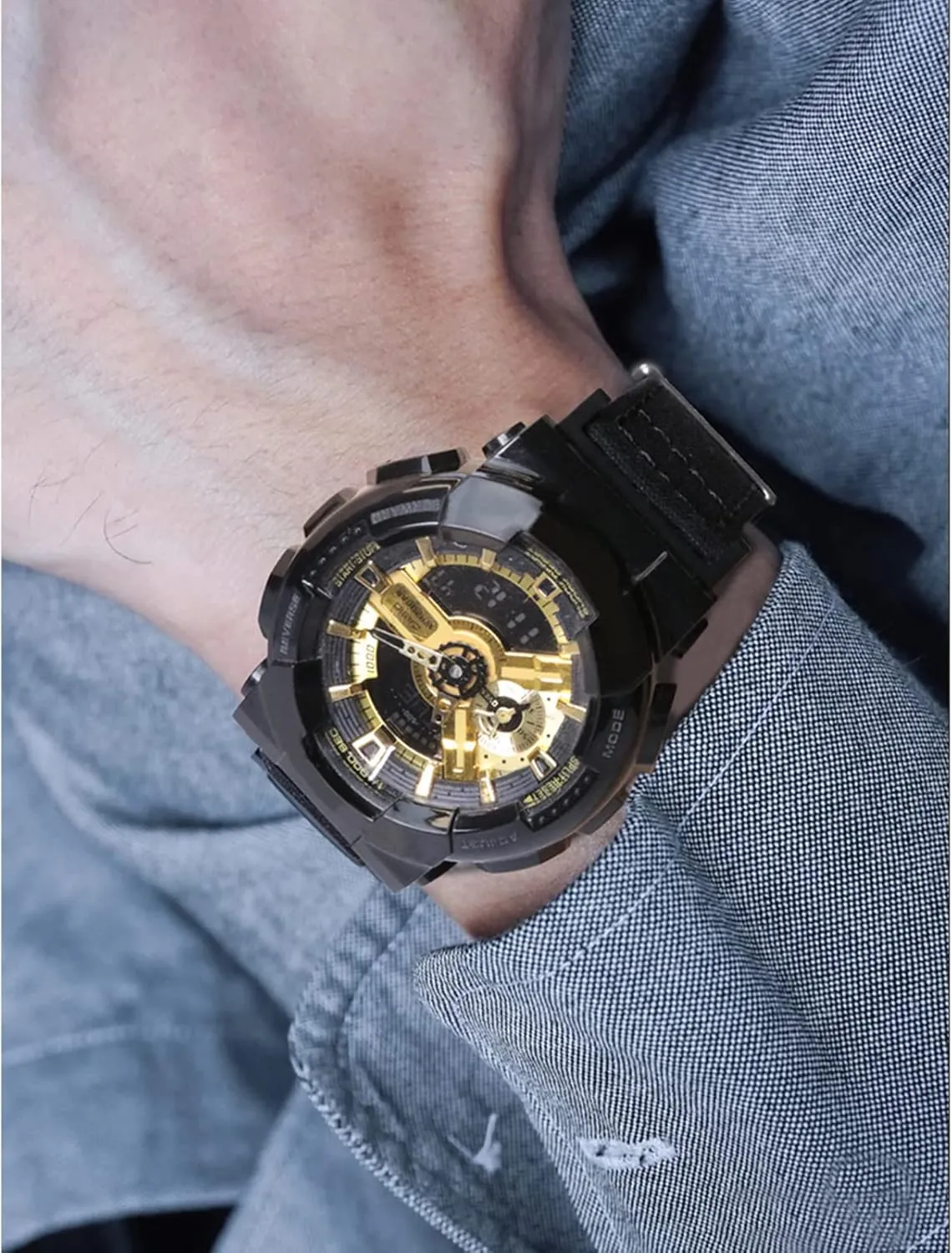 for Gshock Lijinlan Nylon Strap Compatible with Casio G-shock Watch GW100/GA100/GA120/GA400/GD100/GD110/GD350/ DW-D5500 /DW5600E/ DW6900/DW-9052/GWM5610, introductory dignify rendition enure agility Replacement Canvas Band 