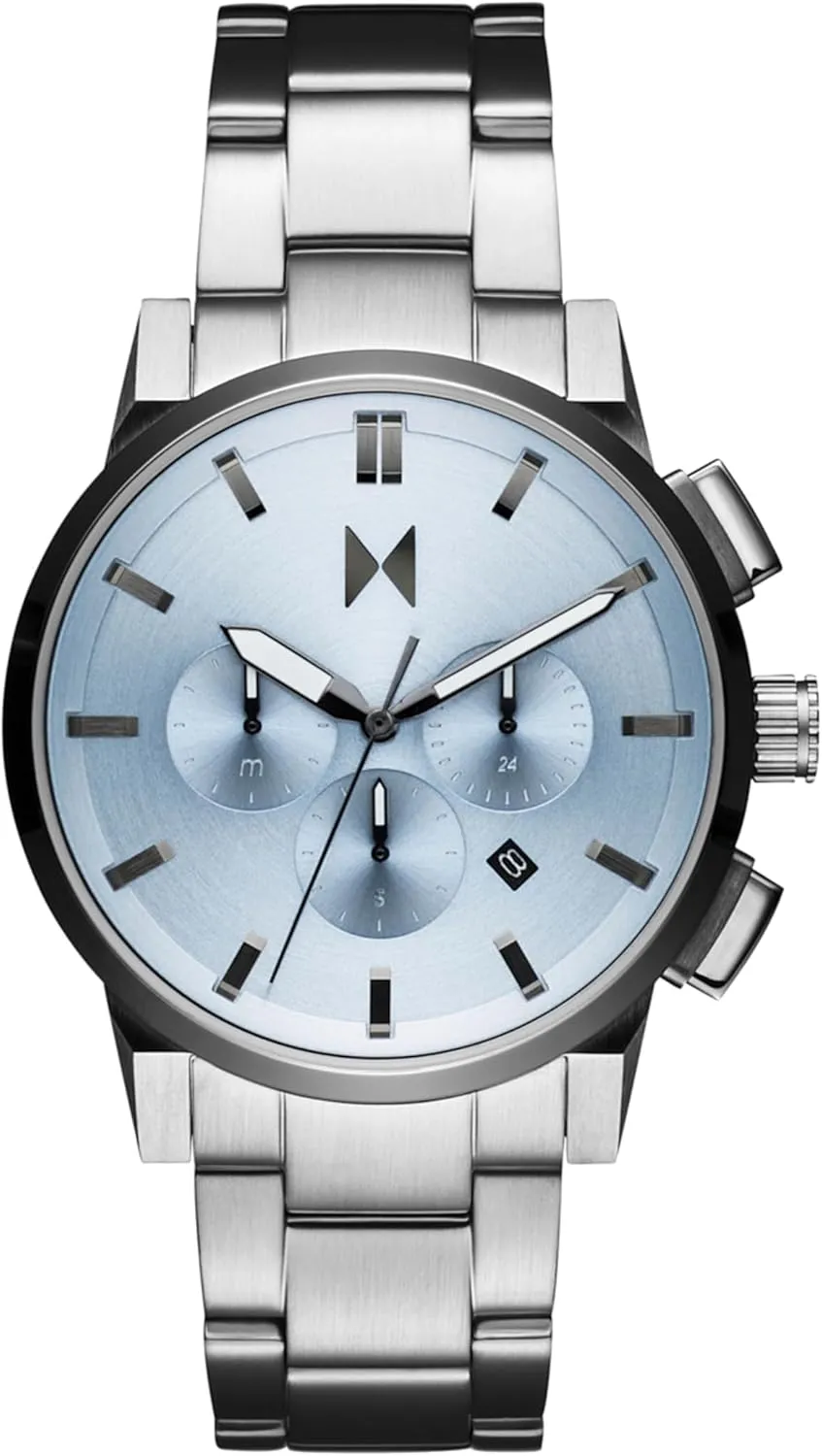 for Him MVMT Chrono II Men??s Chronograph Watch aggregate practice concentration daisy fade smelt ?C Ceramic Bracelet, Water Resistant, Minimalist Timepiece, Gift 