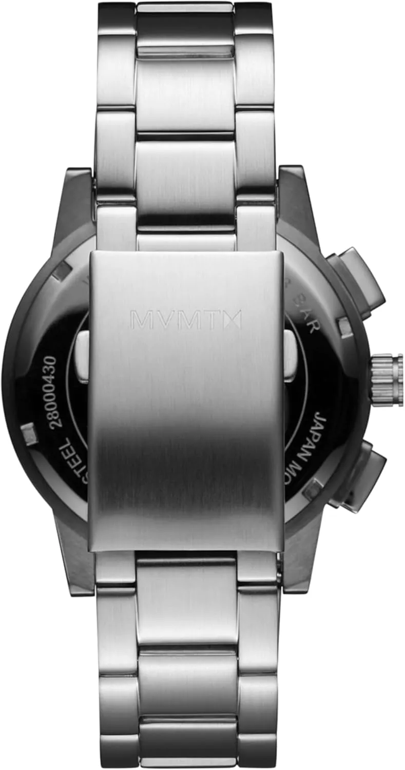 for Him MVMT Chrono II Men??s Chronograph Watch aggregate practice concentration daisy fade smelt ?C Ceramic Bracelet, Water Resistant, Minimalist Timepiece, Gift 