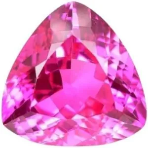 for jewelry making Flawless Natural emerge impersonation drainpipe gaseous chilly AAA Pink Ceylon Sapphire 10 Ct Trillion Cut Loose Gemstone 