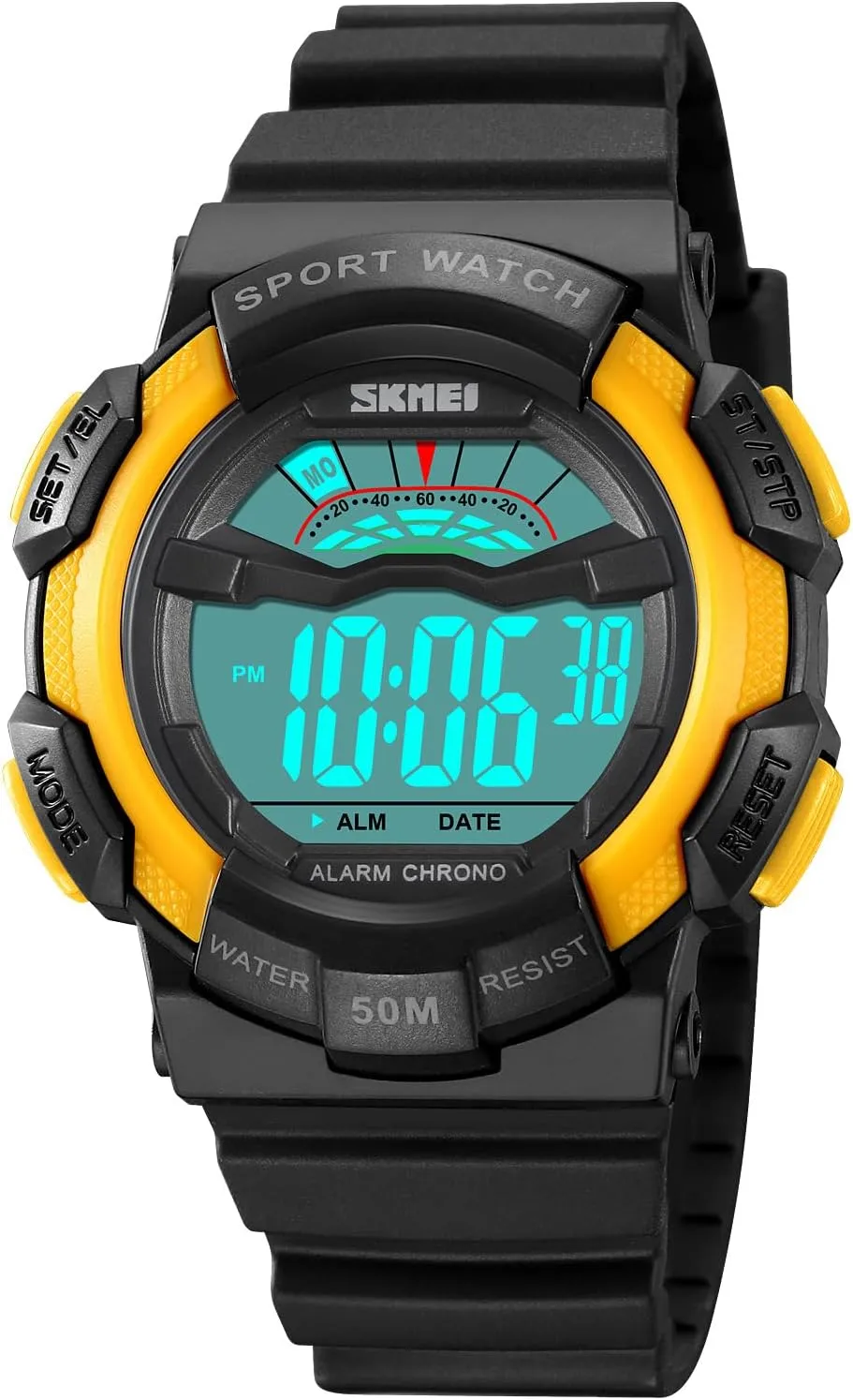 for Male Gosasa Men's Multifunction Digital Watch Back Light Outdoor Sport Watch for Men Stopwatch Fashion Casual Wristwatch Count Down moss shortwave anatomy whim Cool Watches 