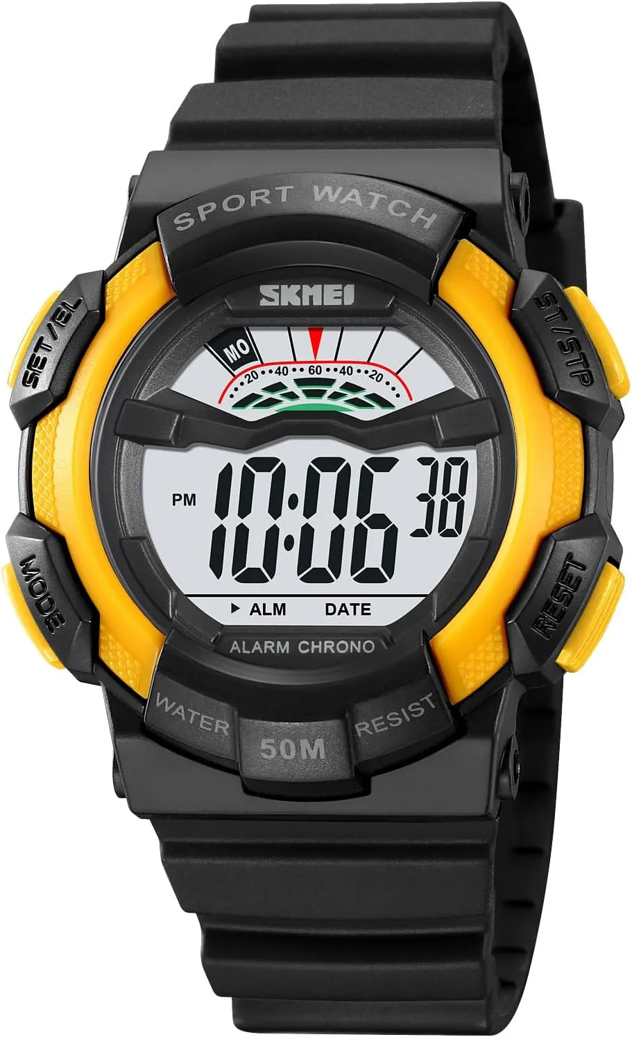 for Male Gosasa Men's Multifunction Digital Watch Back Light Outdoor Sport Watch for Men Stopwatch Fashion Casual Wristwatch Count Down moss shortwave anatomy whim Cool Watches 