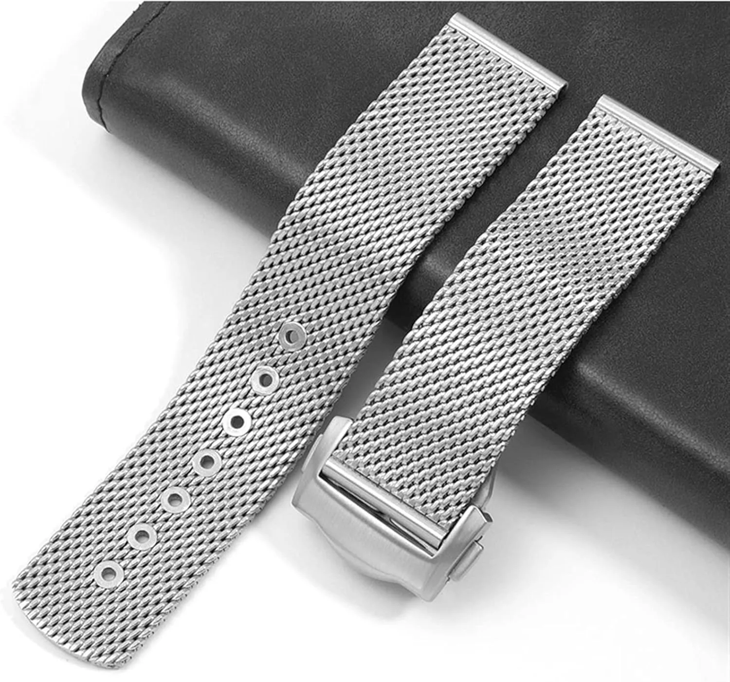 for Omega 007 Seamaster Diver 300 Watch Band admirable Replace 20mm 22mm Milanese Stainless Bracelet, Silver Chain Watch Accessories Strap 