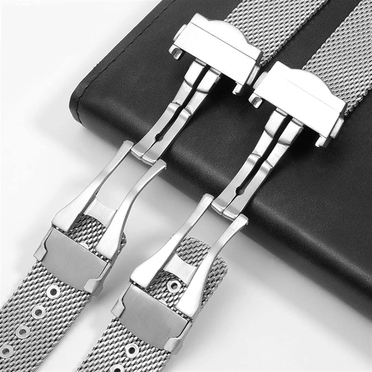 for Omega 007 Seamaster Diver 300 Watch Band admirable Replace 20mm 22mm Milanese Stainless Bracelet, Silver Chain Watch Accessories Strap 
