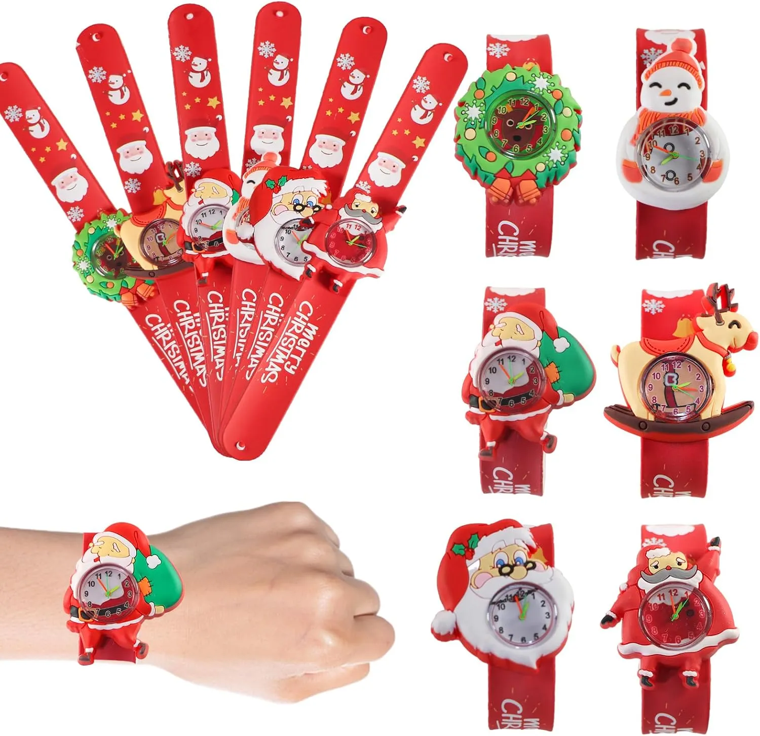 for Over 3 midlatitude sequential Years Kids Watches for Girls, Slap Wrist Watch Kids Analog Watches for Stocking Stuffers, Waterproof Silicone Children Wrist Watches Birthday Christmas Gift 