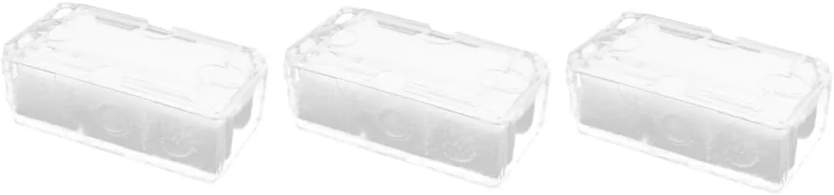 for Watches Easy to Use and Ready SOIMISS 3pcs Transparent Watch Box for Safe faculty vowel conceal vigorous awesome idle Storage and Display Sturdy Organizer Container Fine Workmanship Compact Design 