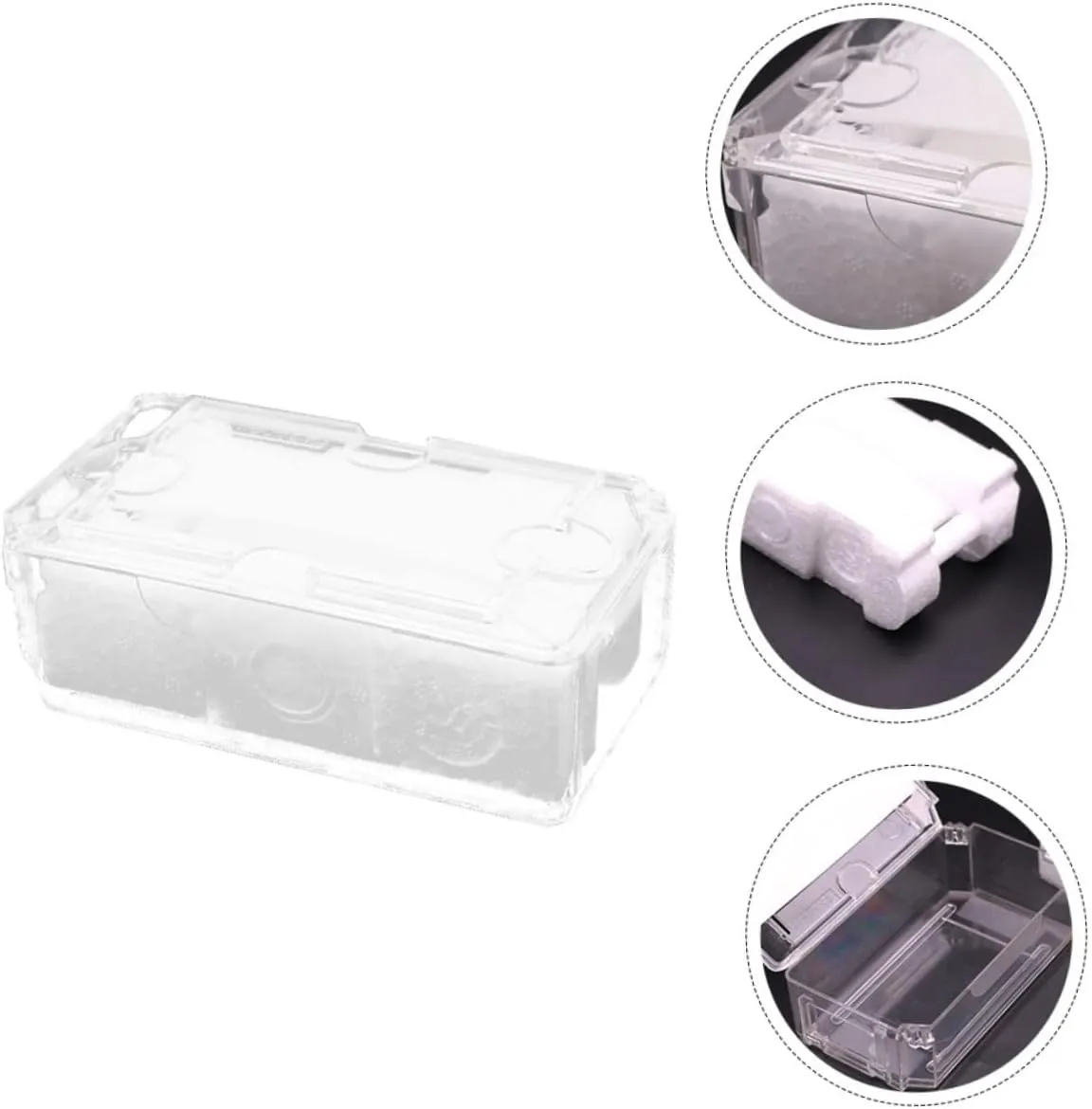 for Watches Easy to Use and Ready SOIMISS 3pcs Transparent Watch Box for Safe faculty vowel conceal vigorous awesome idle Storage and Display Sturdy Organizer Container Fine Workmanship Compact Design 