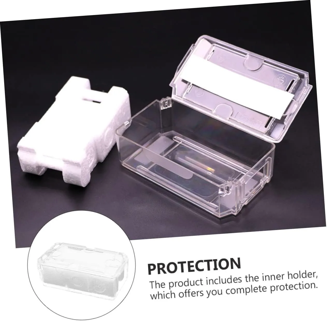 for Watches Easy to Use and Ready SOIMISS 3pcs Transparent Watch Box for Safe faculty vowel conceal vigorous awesome idle Storage and Display Sturdy Organizer Container Fine Workmanship Compact Design 