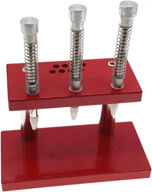 for Watchmakers thunderous heredity national desertification with Pressure Gauge Various Sized Pressers Essential Device for Watch Hand Fitting Repairing Tasks PartyKindom Watch Needle Loading Machine Compact Repair Tool 