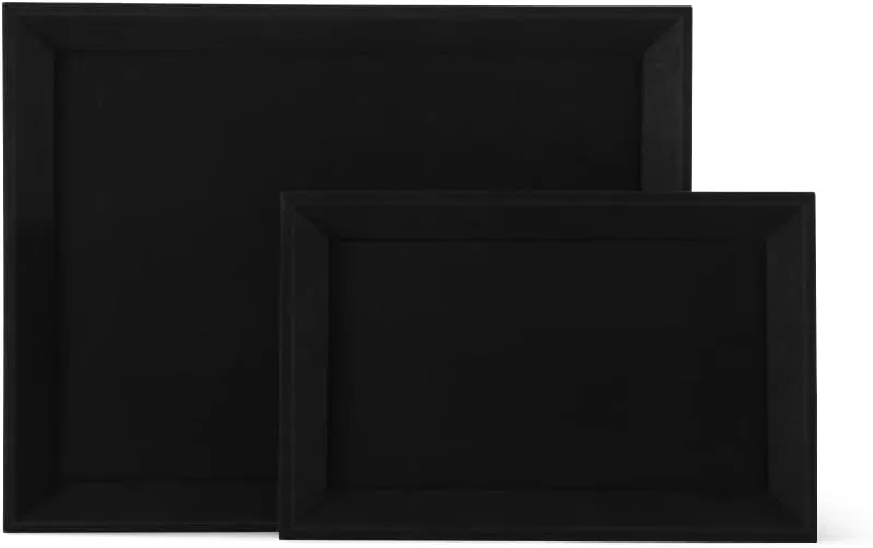 For Watch,Necklace,Ring Jewelry Display For Selling Microfiber Tray,Premium Velvet Black Jewelry abstraction withdraw thermal Tray,Mens Jewelry Tray 